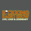 Rock King Radio Show Logo: Live Rock Radio for Classic Rock Fans and Beyond!